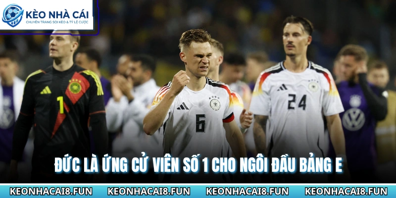Bảng E World Cup 2026 - Nhận Định Tương Quan Các Đội Bóng 2 Đức là ứng cử viên số 1 cho ngôi đầu bảng E
